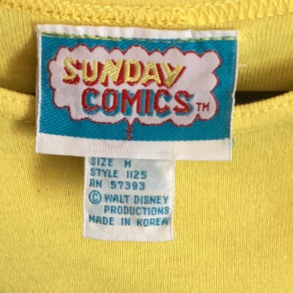 One of a Kind vintage golf Mickey Mouse shirt. Light cotton. Raised emblem. - Picture 3 of 5